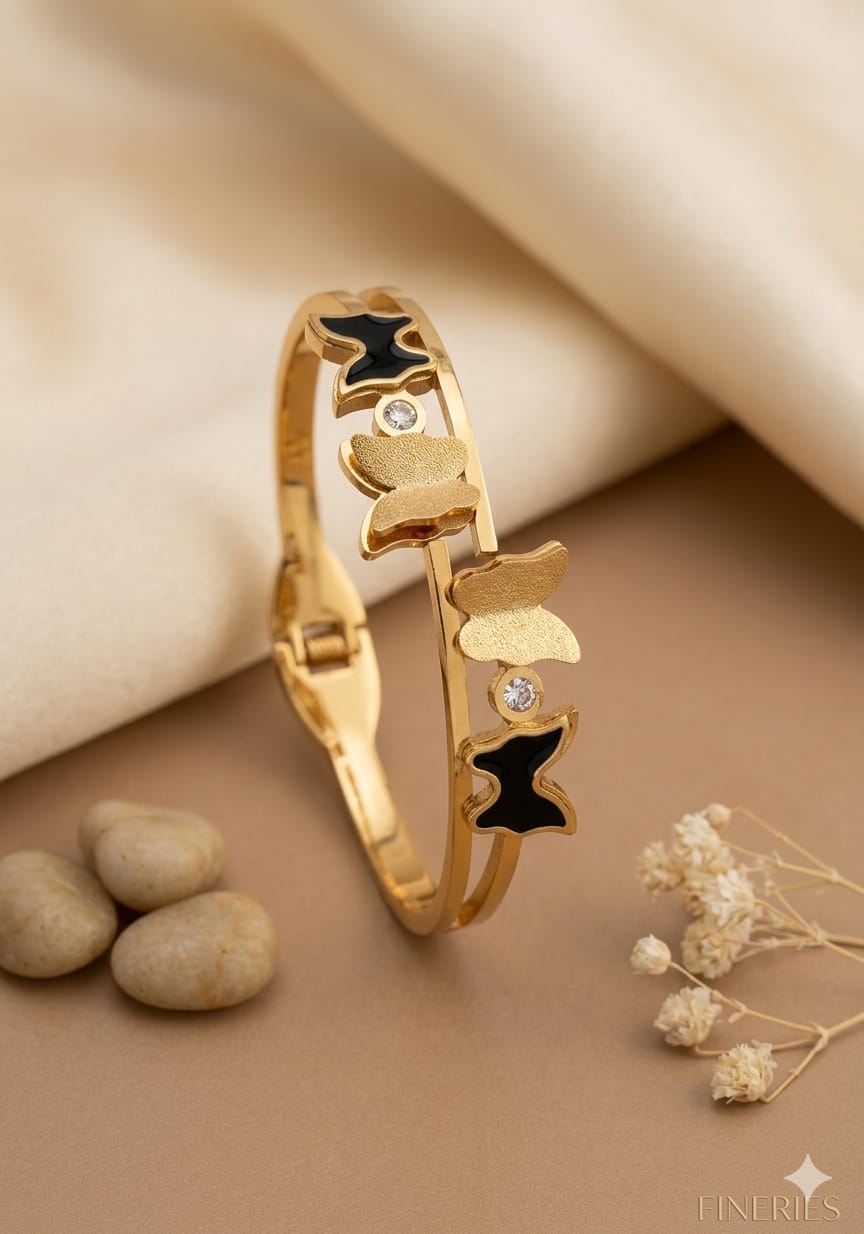Golden Butterfly Elegance Bracelet