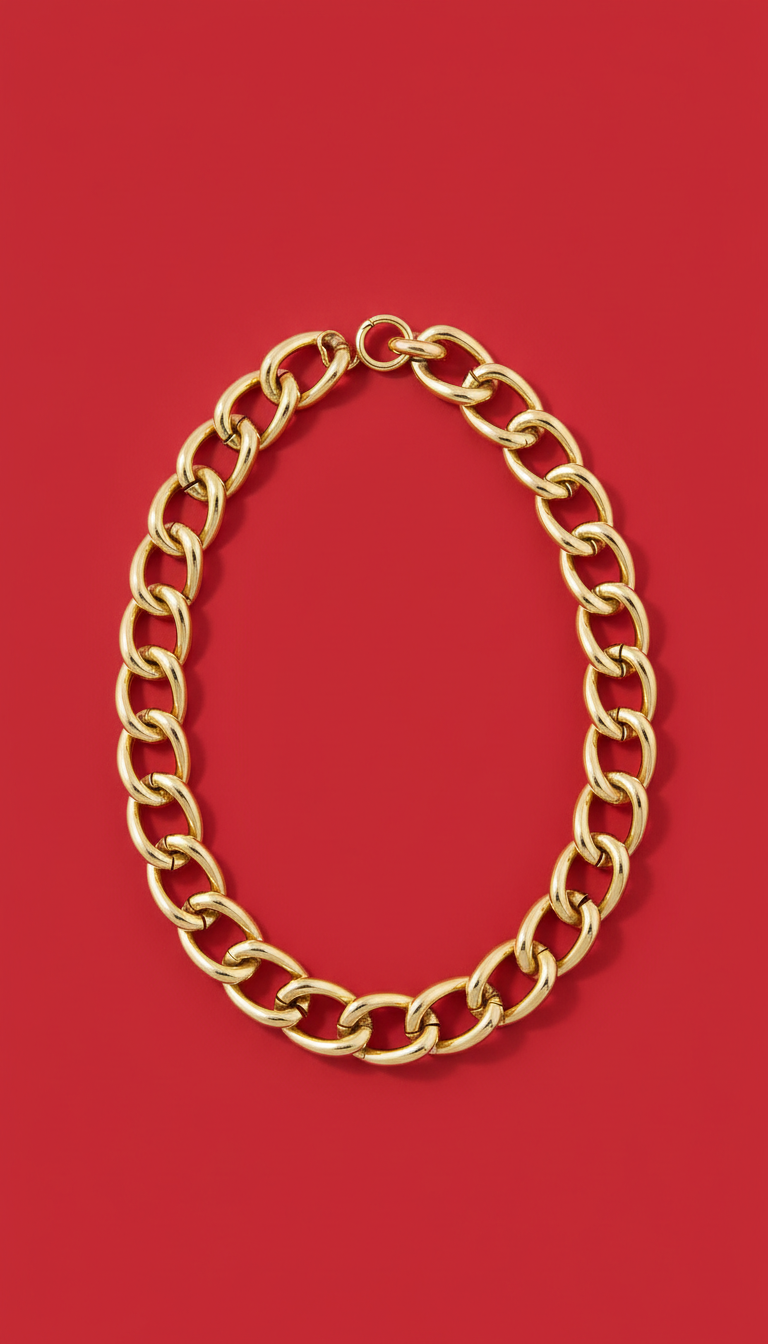 Chunky Gold Chain Necklace