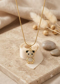 Cute Panda Crystal Pendant Necklace