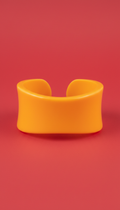 Marigold Acrylic Statement Cuff