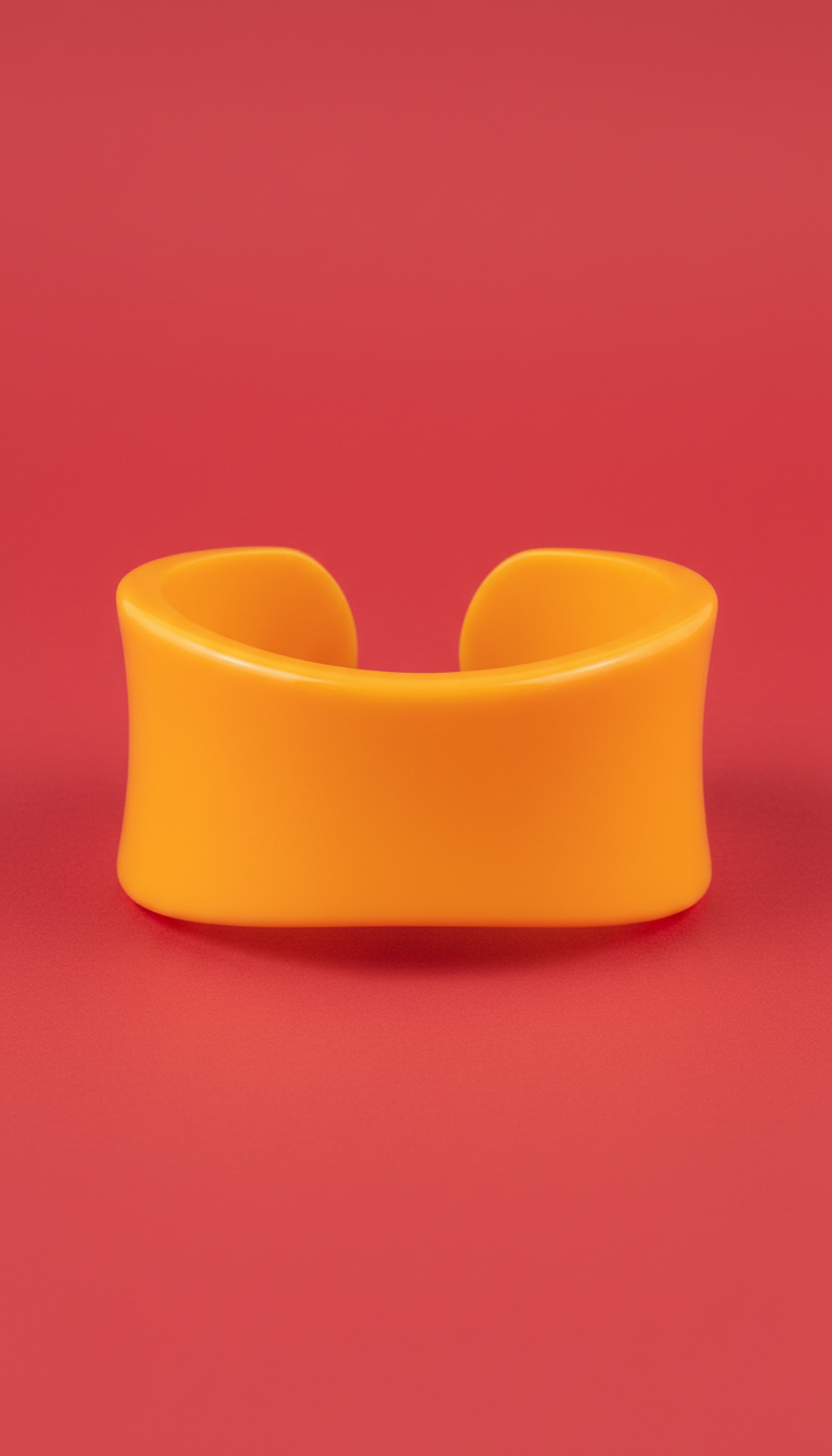 Marigold Acrylic Statement Cuff