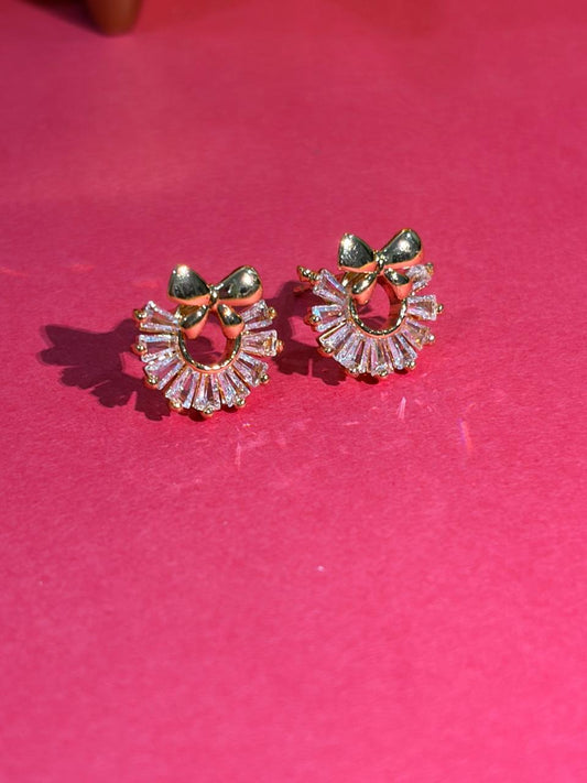 Bow Belle Crystal Studs