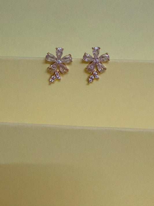 Celeste Dainty Bow Daimond replica studs